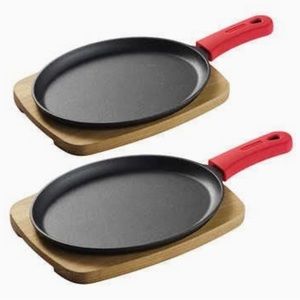 Tramontina Cast Iron Fajita Set of 2
